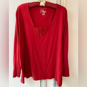 Red Just My Size blouse - 5XL